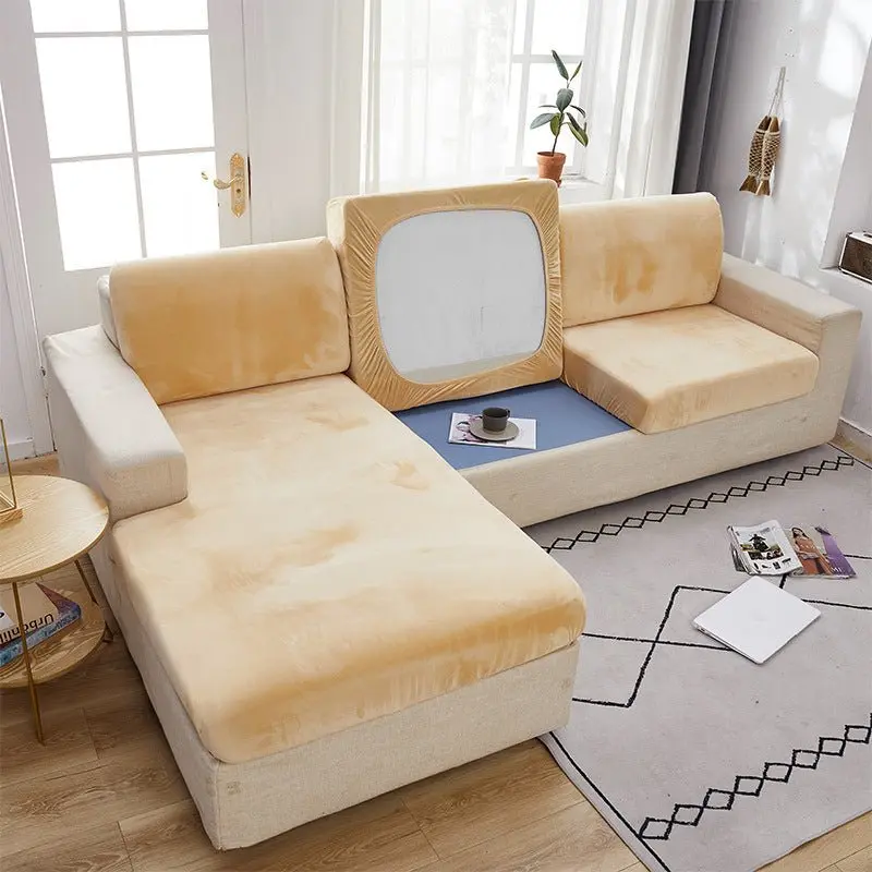 Housse d'assise canapé en peluche VOGUE