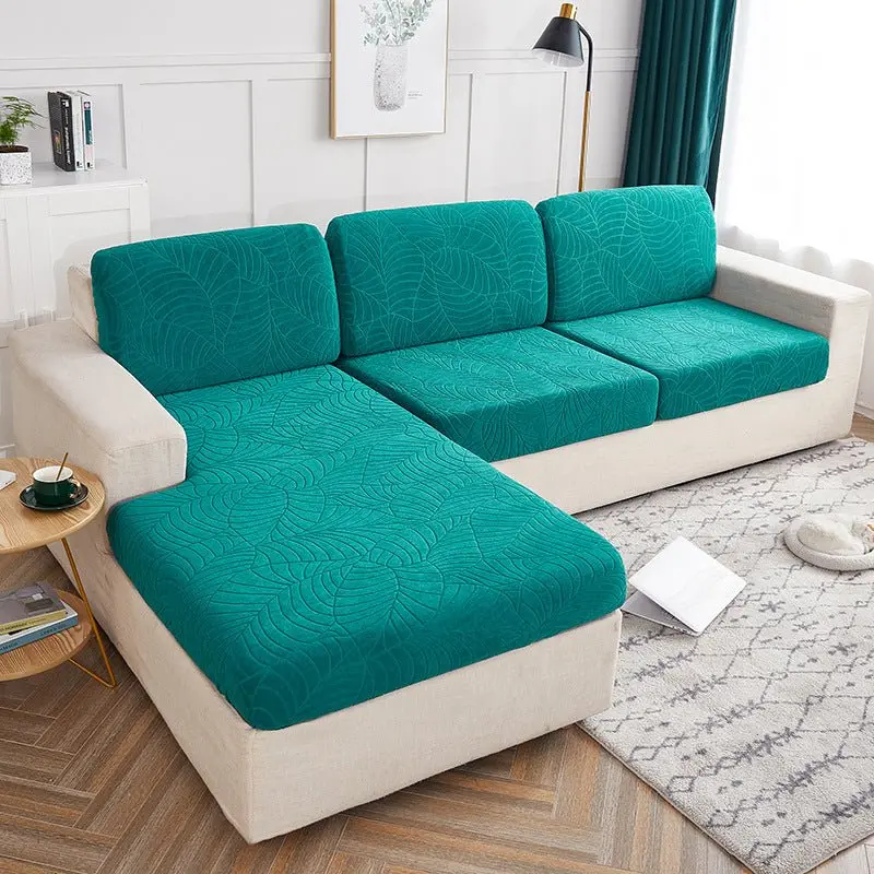 Housse de coussin de canapé en jacquard imperméable MINERVE