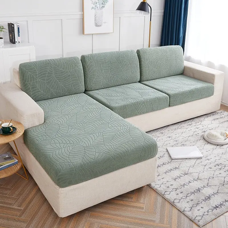 Housse de coussin de canapé en jacquard imperméable MINERVE