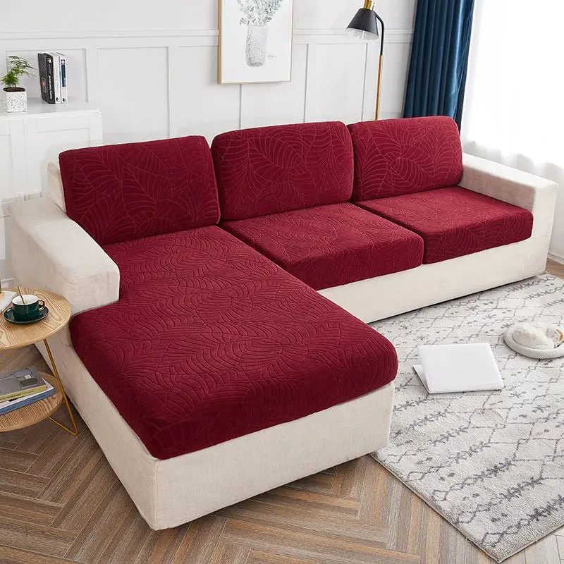 Housse de coussin de canapé en jacquard imperméable MINERVE