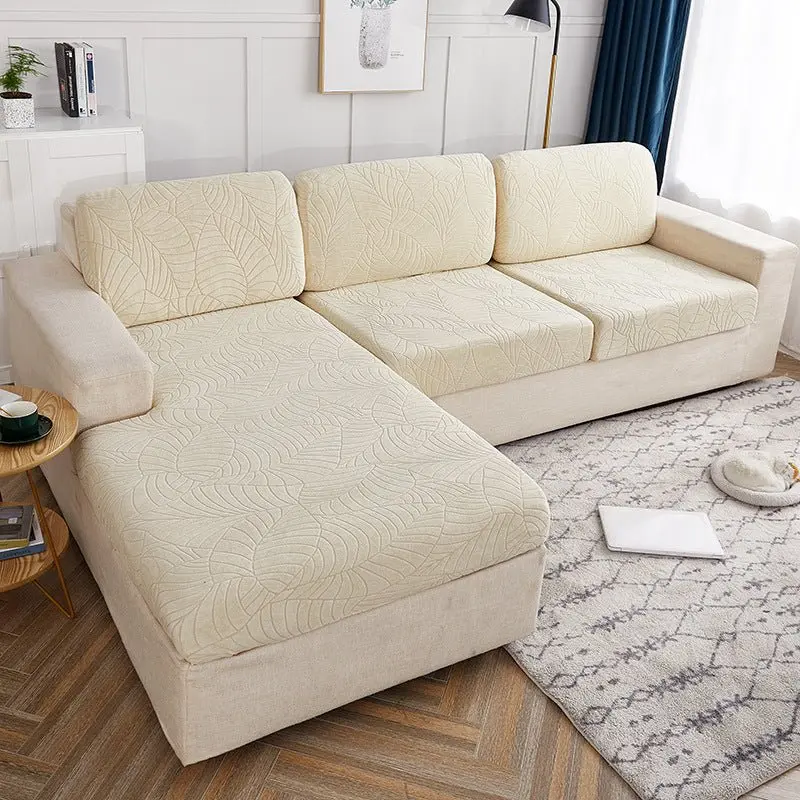 Housse de coussin de canapé en jacquard imperméable MINERVE