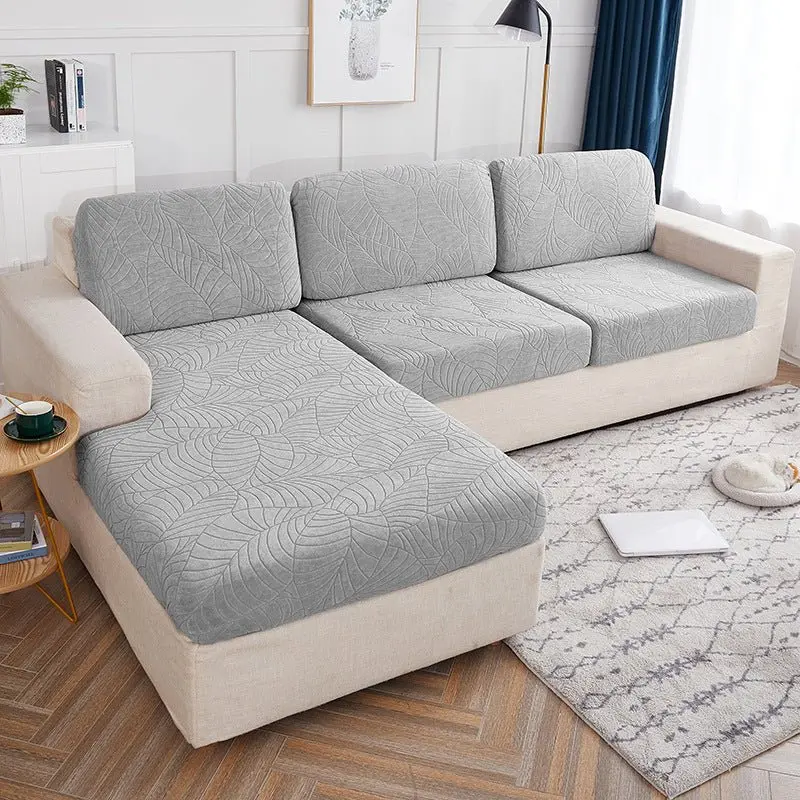 Housse de coussin de canapé en jacquard imperméable MINERVE