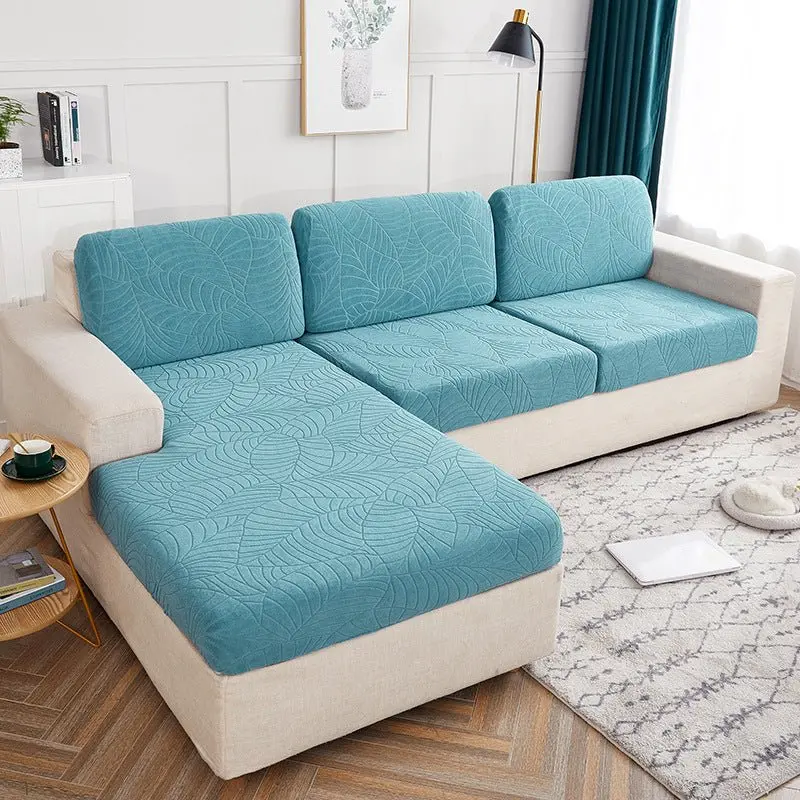 Housse de coussin de canapé en jacquard imperméable MINERVE