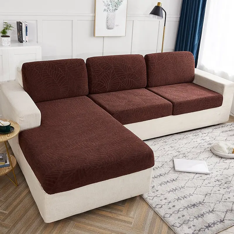 Housse de coussin de canapé en jacquard imperméable MINERVE
