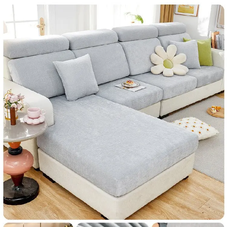 Housse canapé extensible pour assise et dossier YVOIRE