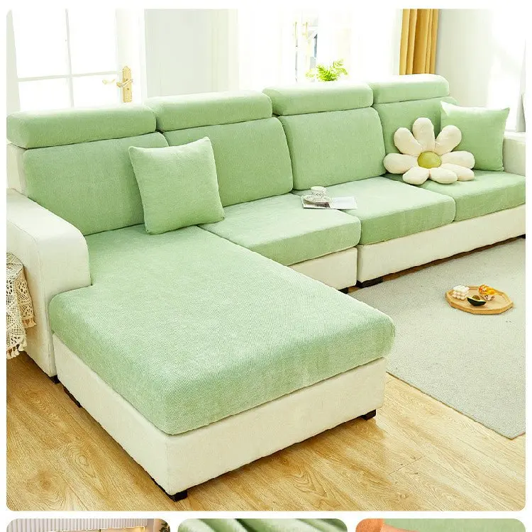 Housse canapé extensible pour assise et dossier YVOIRE