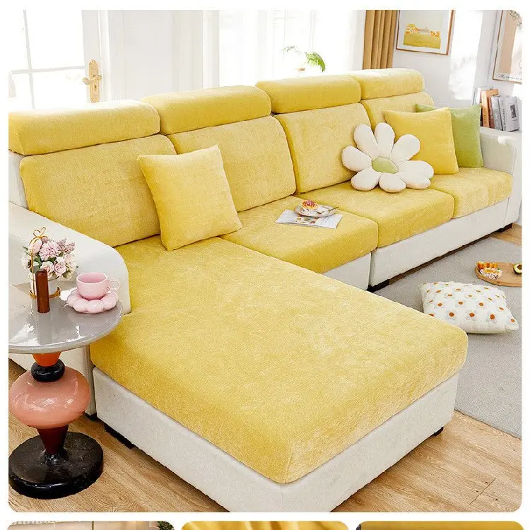 Housse canapé extensible pour assise et dossier YVOIRE