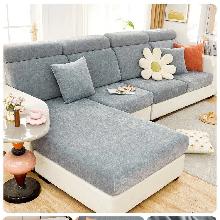 Housse canapé extensible pour assise et dossier YVOIRE