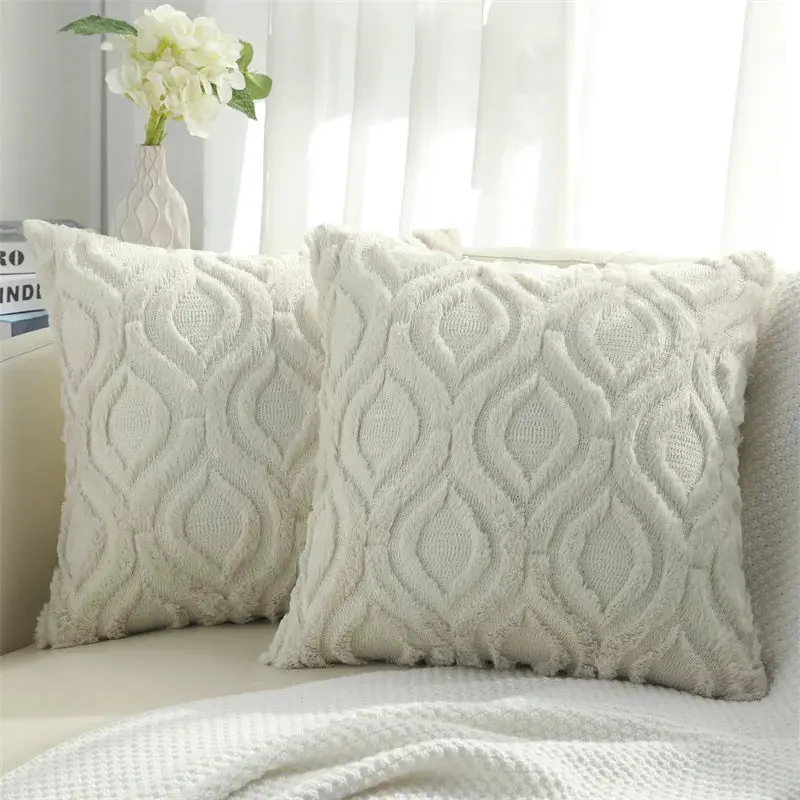 Housse coussin canapé Ambre