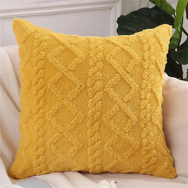 Housse coussin canapé Ambre