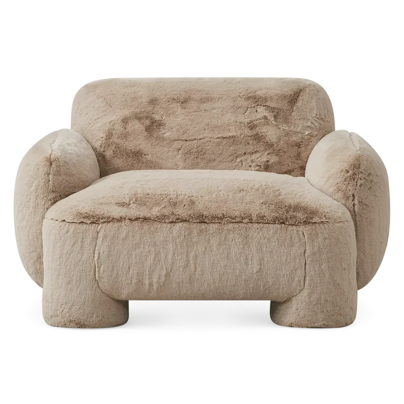 Mingh - Faux Fur Armchair by Four Hands