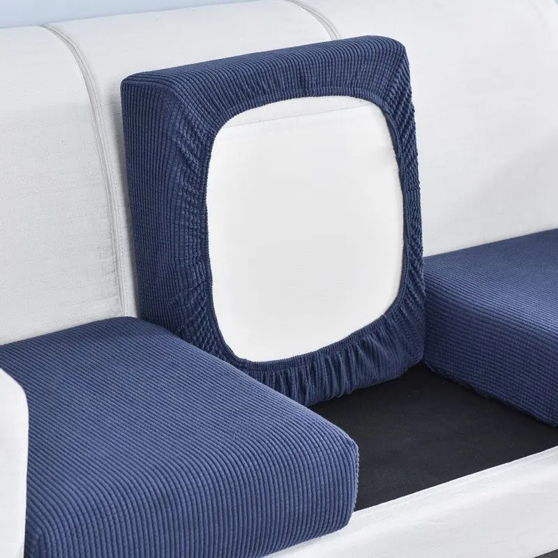 Housse de coussin de canapé en velours de maïs GERBEROY