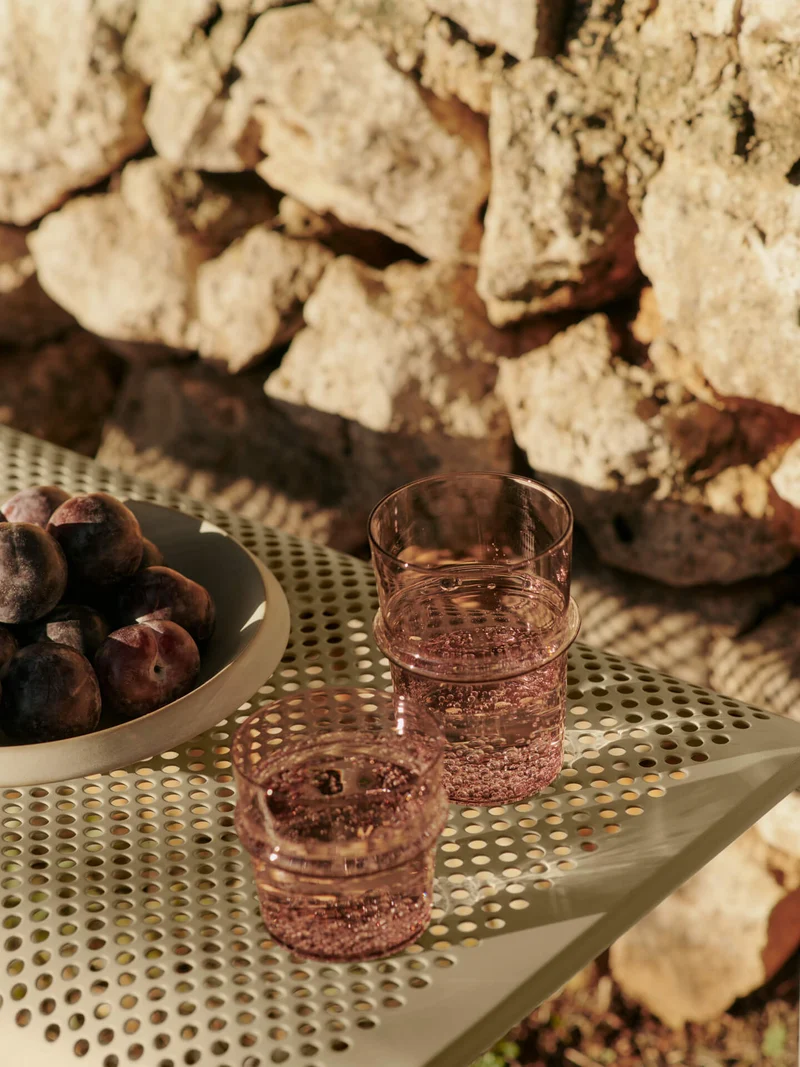 Boya Tall Glasses - Set of 2 - Mauve