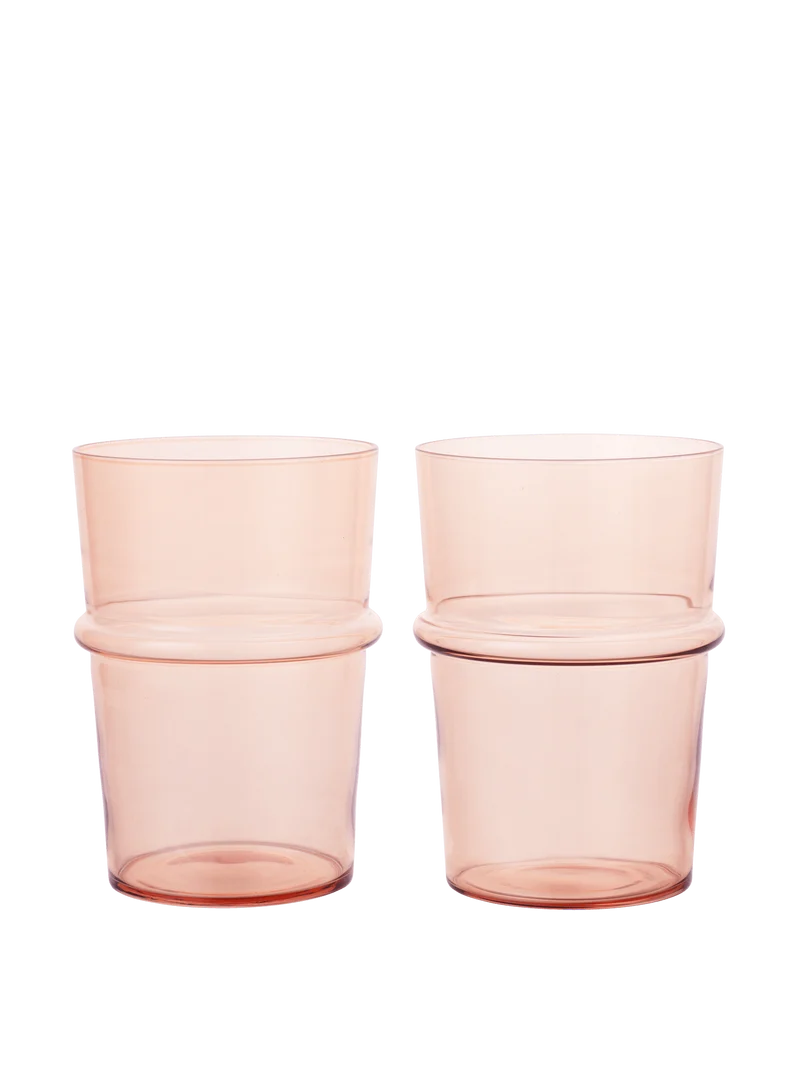 Boya Tall Glasses - Set of 2 - Blush