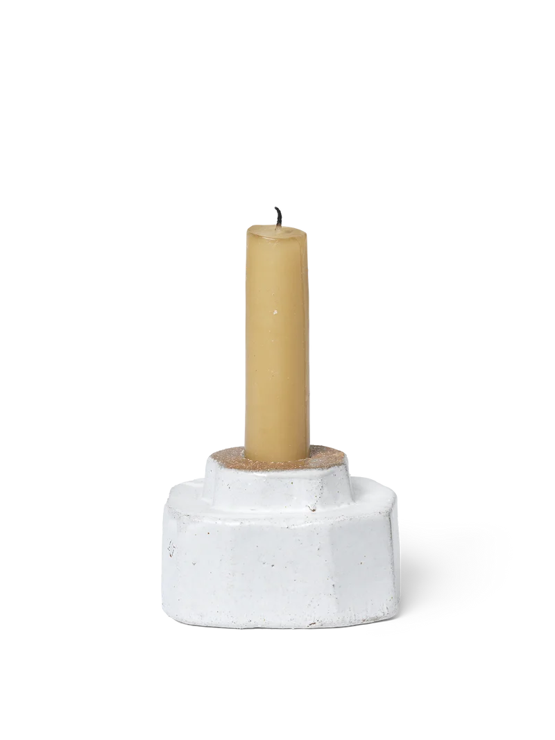 Kurinu Candle Holder - White