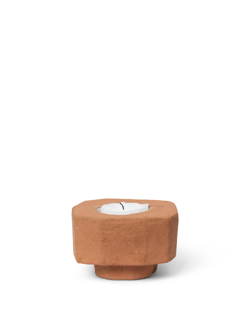 Kurinu Candle Holder - Terracotta