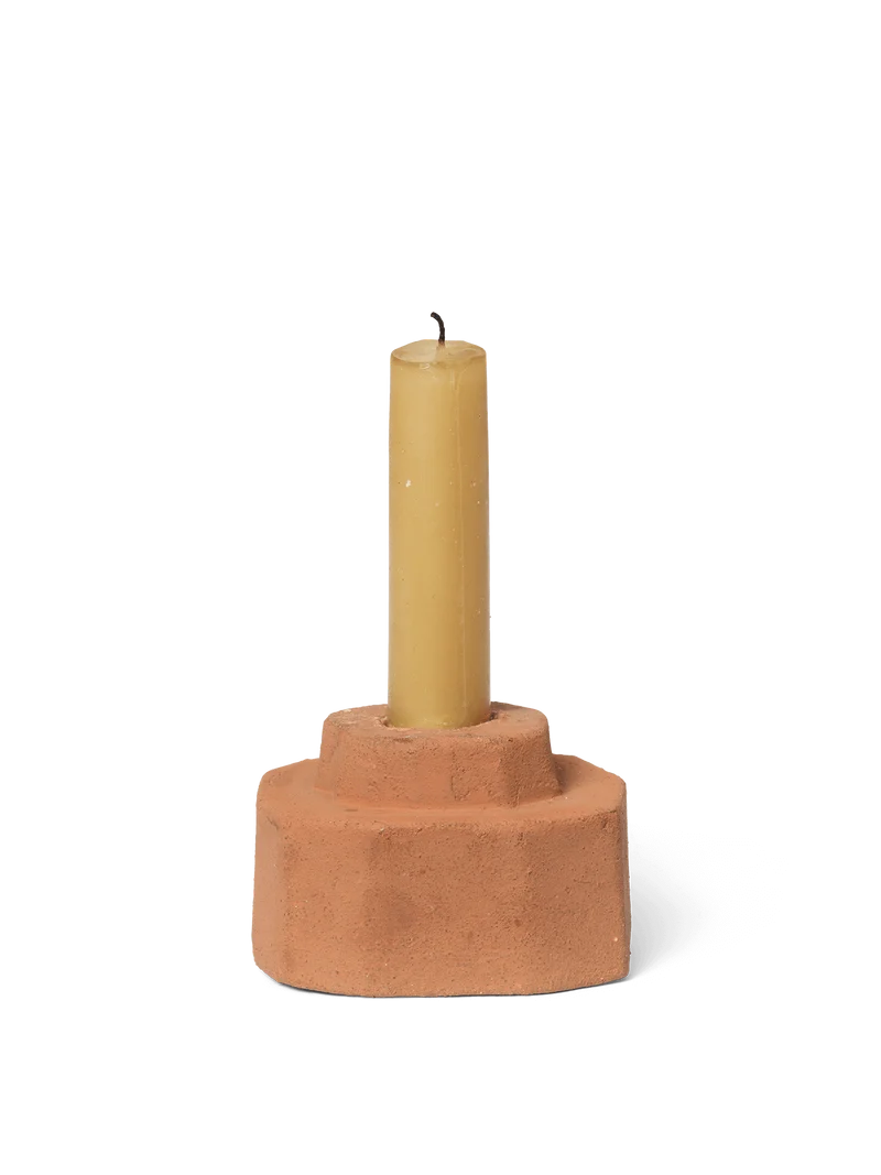 Kurinu Candle Holder - Terracotta