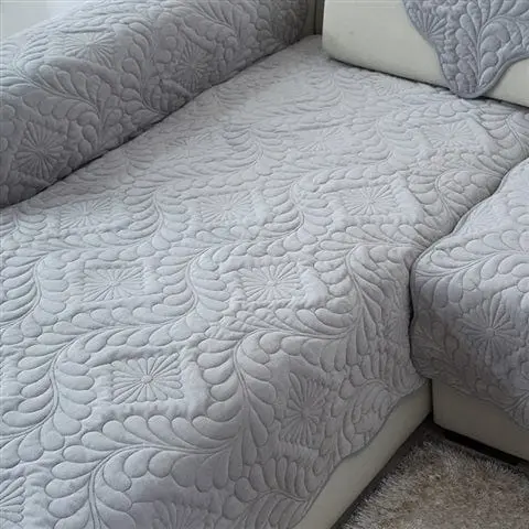 Plaid de canapé antidérapante en peluche PELUCHA
