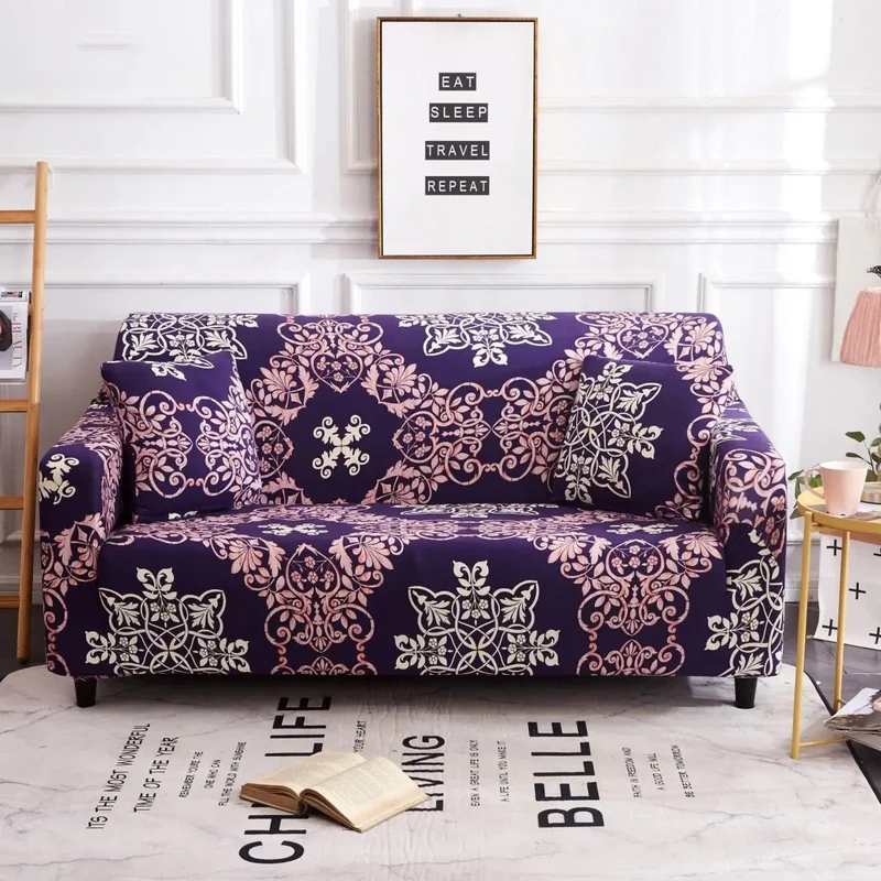PILLCOV - Housse de coussin extensible imprimée
