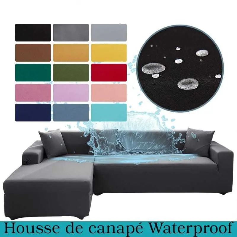 Housse canapé d'angle QURANY