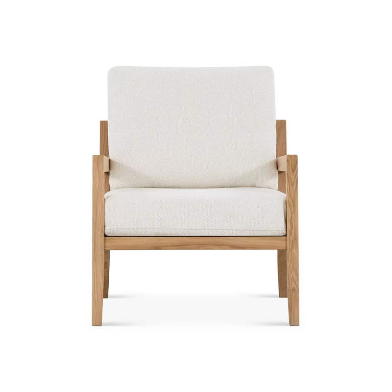 Karetta - Oak Wood Armchair by Furninova