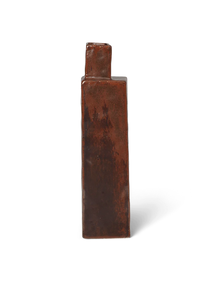 Koa Vase - Large - Red Brown