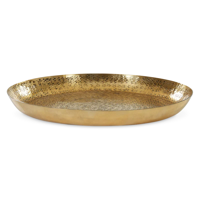 Marrakech - Hammered Aluminium Tray