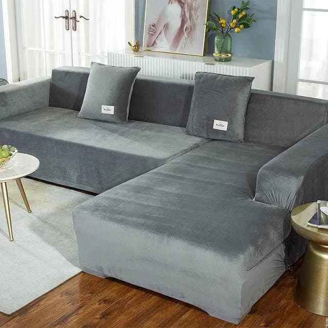 Housse canapé angle ELASTICKA, couverture pour canapé
