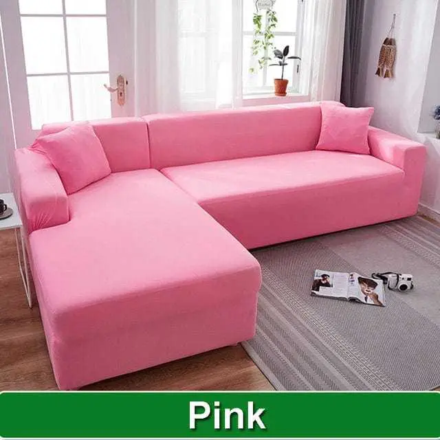 Housse canapé angle MAKARON, protection intégrale
