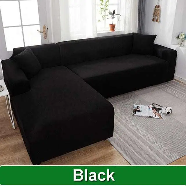 Housse canapé angle MAKARON, protection intégrale