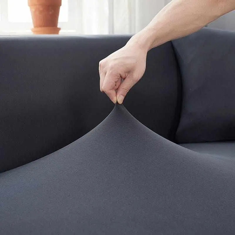 Housse canapé angle MAKARON, protection intégrale