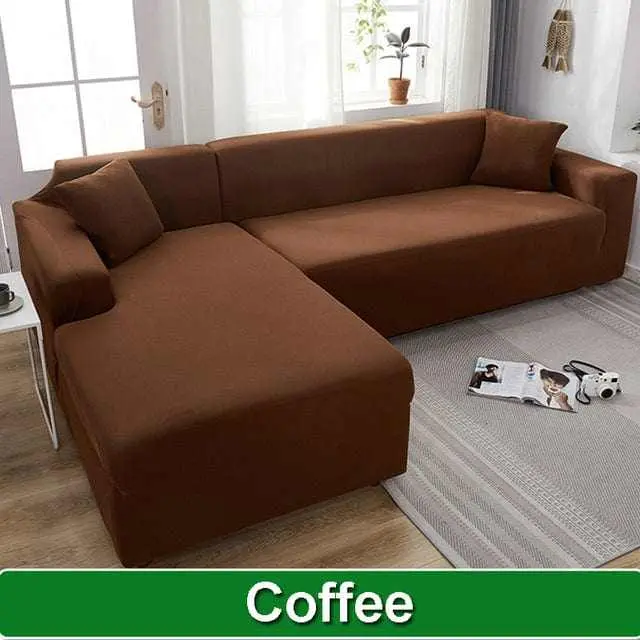 Housse canapé angle MAKARON, protection intégrale