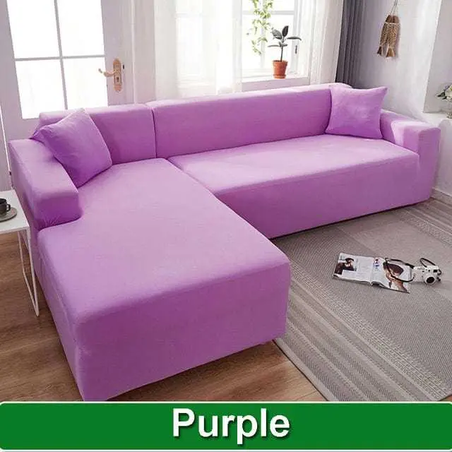 Housse canapé angle MAKARON, protection intégrale