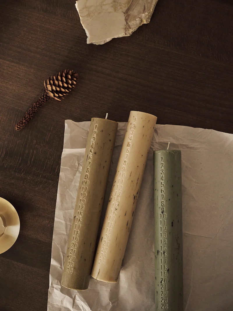 Mura Advent Candle - Ash Brown