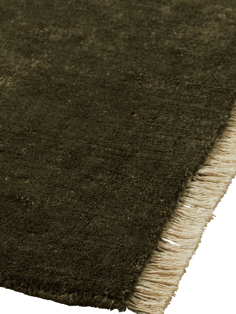 Firth Jute Rug - Dark Olive