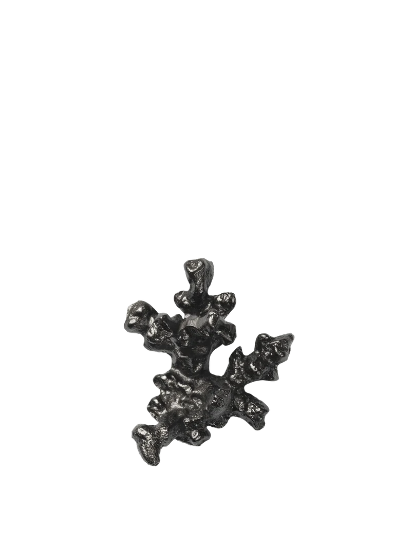 Comber Coral Branch Hook - Blackened Aluminium