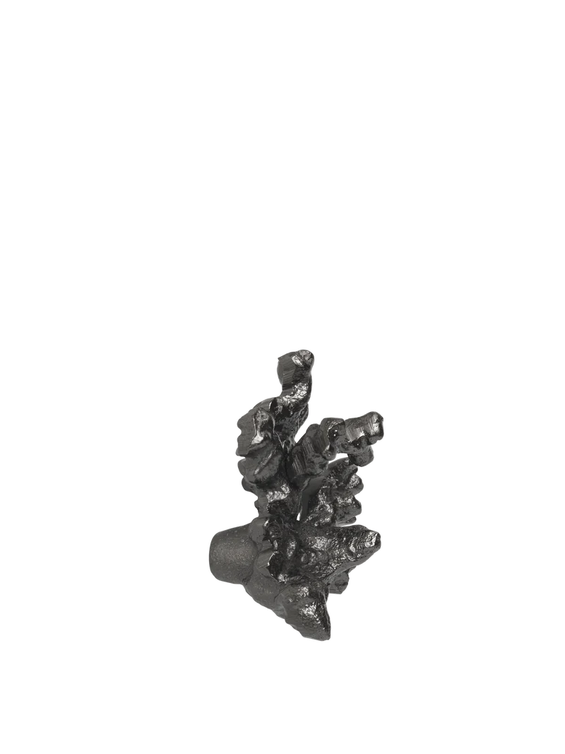 Comber Coral Branch Hook - Blackened Aluminium