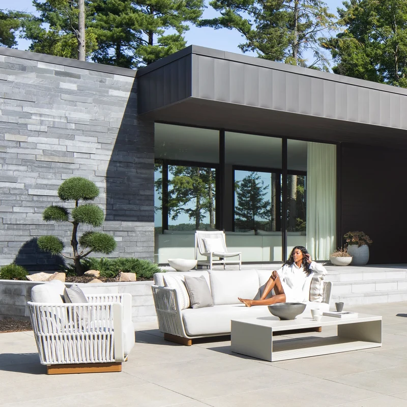 Pasta - Outdoor Rope 3-Seater Sofa