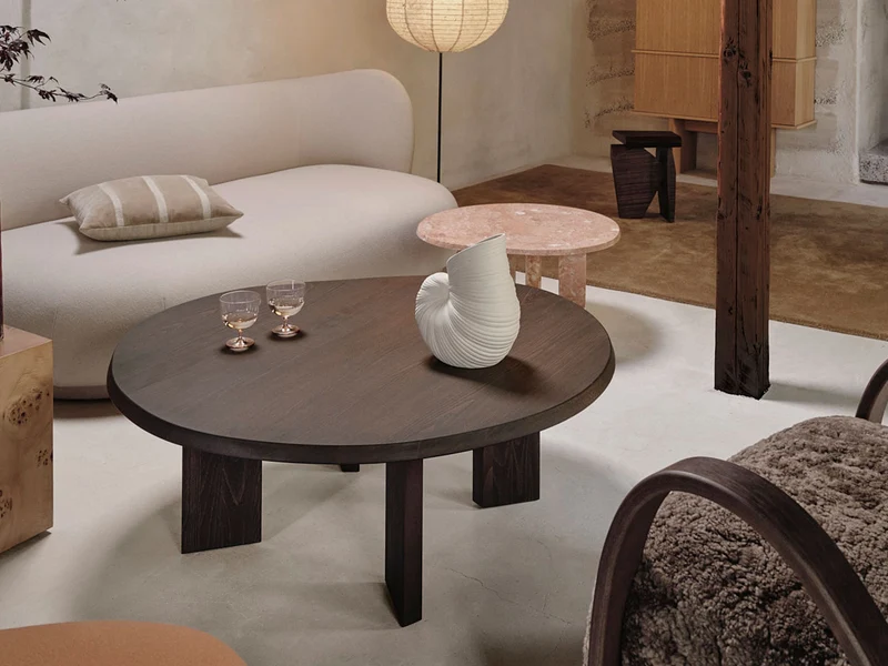 Tarn Coffee Table - Dark Stained Beech