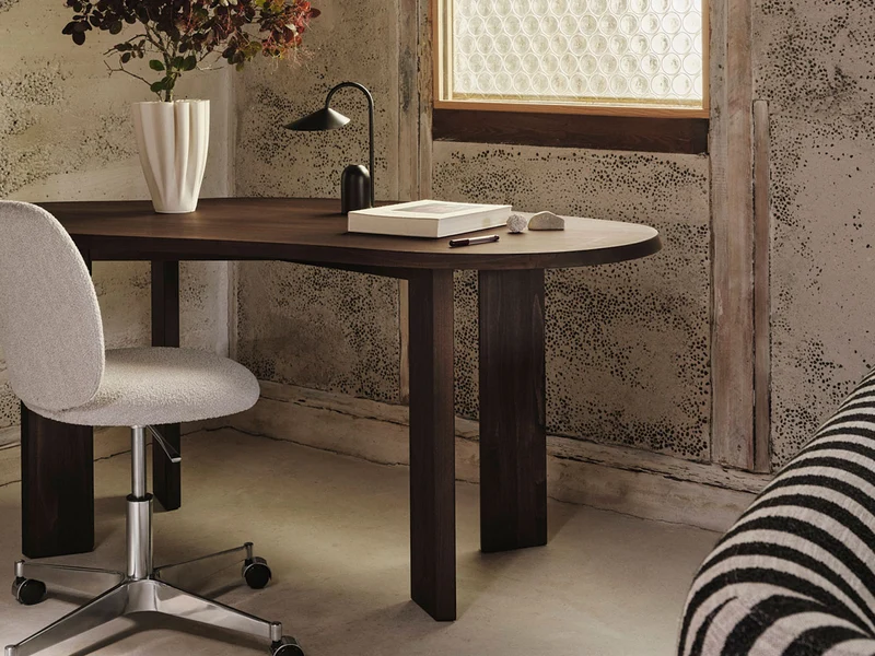 Tarn Desk - Dark Stained Beech