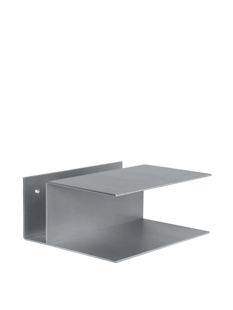 Lager Bedside Table - Aluminium