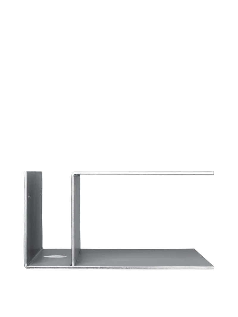 Lager Bedside Table - Aluminium