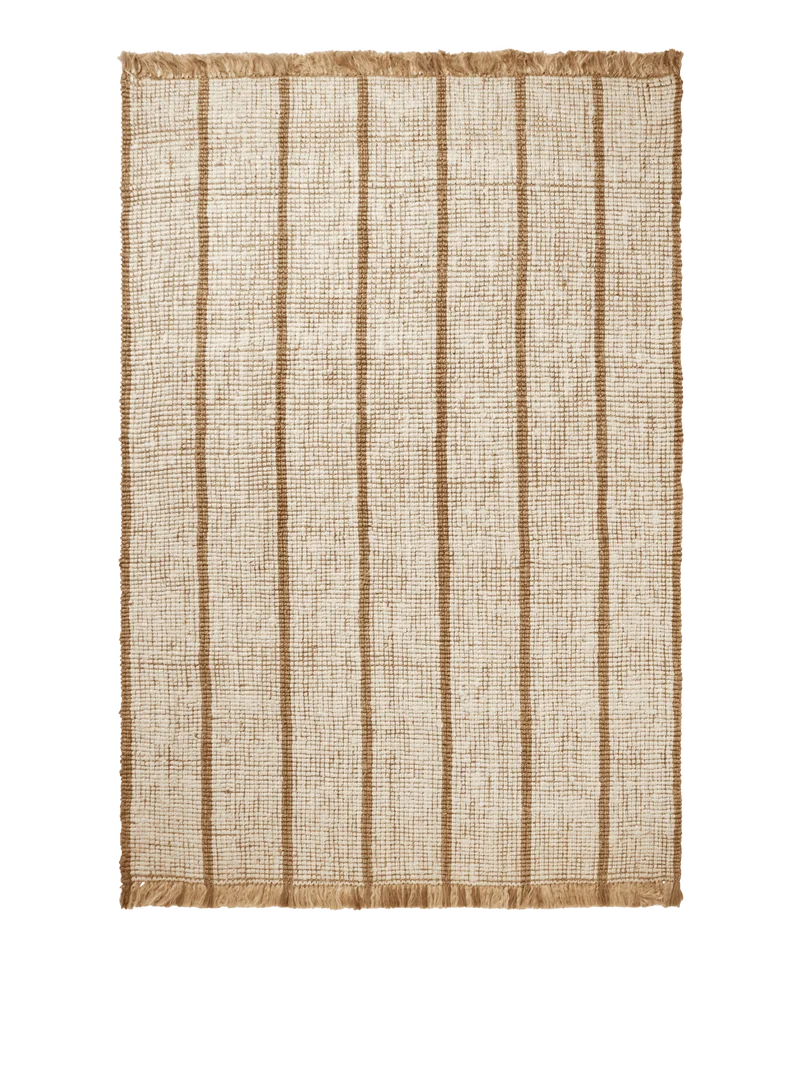 Athens Stripes Rug - Natural/Off-White