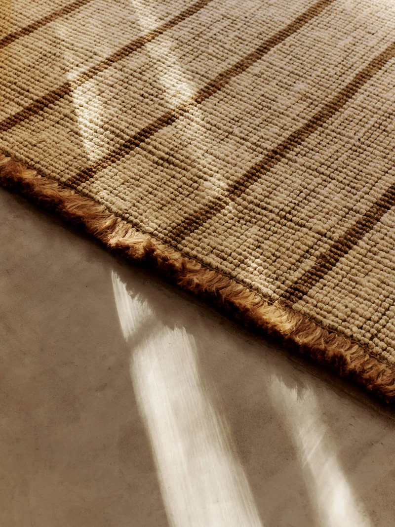 Athens Stripes Rug - Natural/Off-White