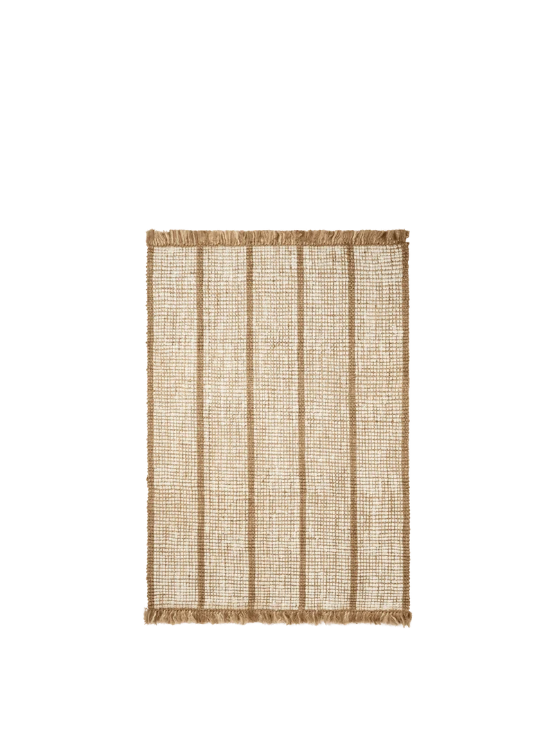 Athens Stripes Rug - Natural/Off-White