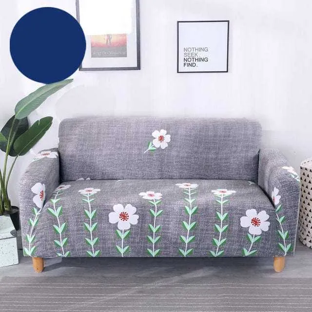 Housse canapé d'angle SOFAHOUSE, couverture entière pour canapé