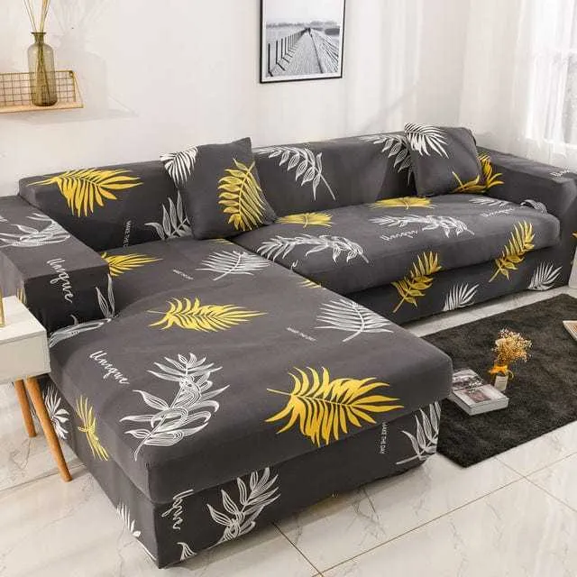 Housse canapé d'angle STARTGEO, protection pour mobilier en L