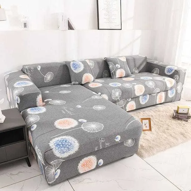 Housse canapé d'angle STARTGEO, protection pour mobilier en L