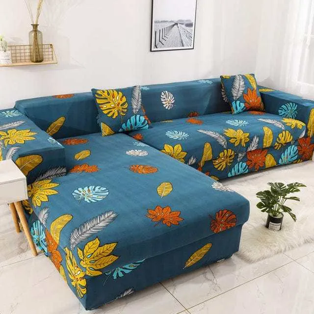 Housse canapé d'angle STARTGEO, protection pour mobilier en L