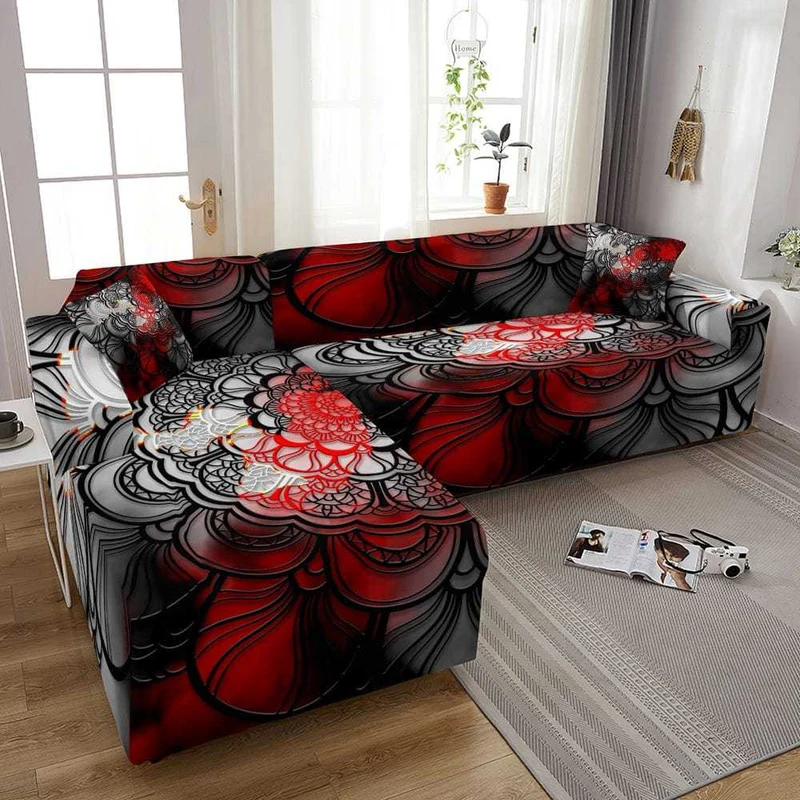 Housse canapé d'angle MIELDOR
